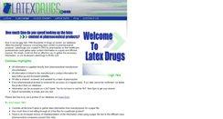 Desktop Screenshot of latexdrugs.com